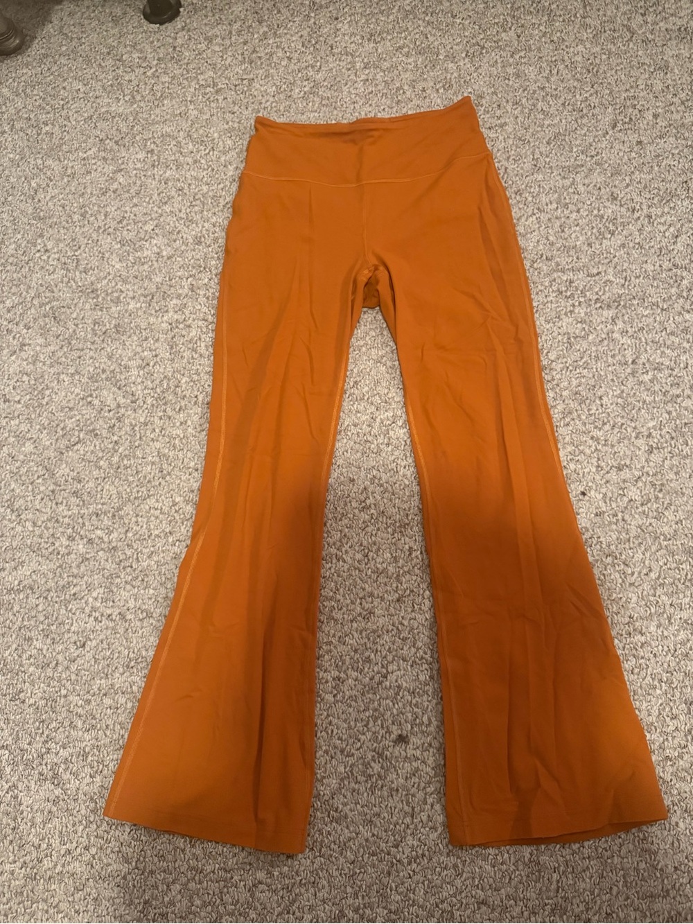 lululemon Groove Super-High-Rise Flared Pant — Roasted Orange - Picture 3 of 5